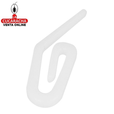 BOLSA 20-CORCHETES DE PLASTICO PARA VISILLOS CORTINAS MODELO 10.