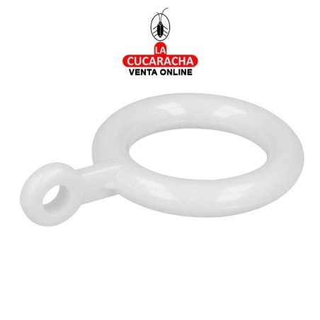 BOLSA 6-ANILLAS BARRA ARMARIO DE PLASTICO PARA TUBO DE ø 12 mm. MODELO 50.