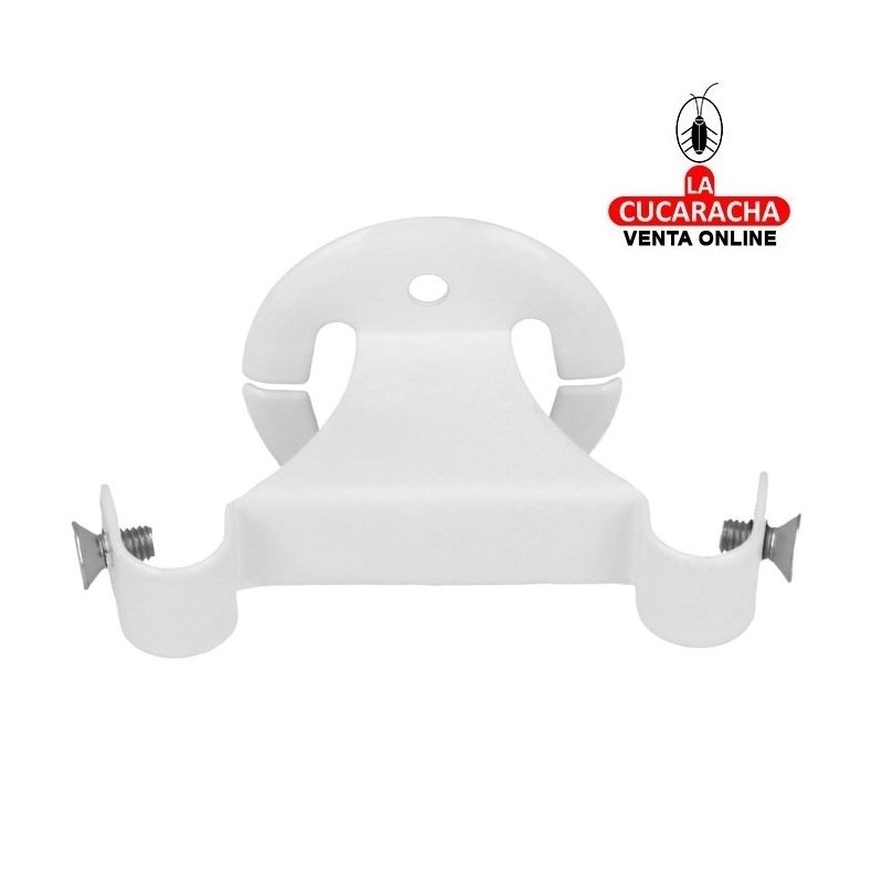BOLSA 2-SOPORTE ACERO BARRA ARMARIO DOBLE DE TECHO PARA TUBO DE ø 12 mm. MODELO 35.