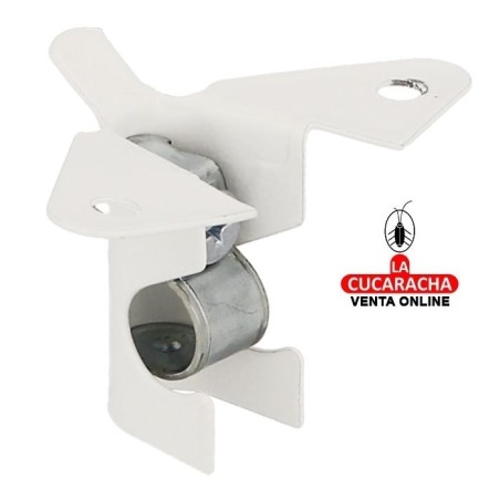 BOLSA 2-SOPORTE ACERO BARRA ARMARIO DE TECHO PARA TUBO DE ø 12 mm. MODELO 31.