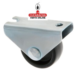 RUEDA NYLON SOPORTE FIJO...
