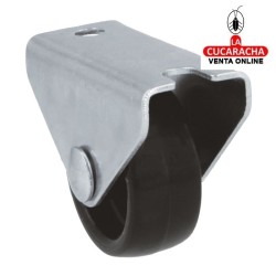 RUEDA NYLON SOPORTE FIJO ACERO MOBILIARIO OFICINA MODELO 1300.