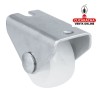 RUEDA NYLON BLANCO SOPORTE FIJO ACERO CINCADO MOBILIARIO OFICINA MODELO 1302.