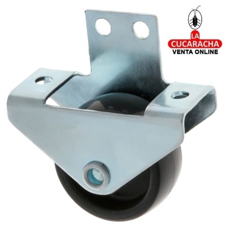 RUEDA NYLON NEGRO SOPORTE LATERAL FIJO ACERO CINCADO MOBILIARIO OFICINA MODELO 1305.