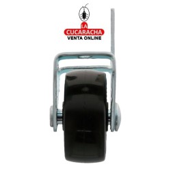 RUEDA NYLON NEGRO SOPORTE LATERAL FIJO ACERO CINCADO MOBILIARIO OFICINA MODELO 1305.