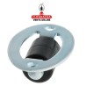 RUEDA NYLON NEGRO SOPORTE LATERAL FIJO ACERO CINCADO PARA CAJONES MODELO 1307.