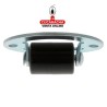 RUEDA NYLON NEGRO SOPORTE LATERAL FIJO ACERO CINCADO PARA CAJONES MODELO 1307.
