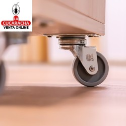 RUEDA NYLON CON PLETINA Y RODAMIENTOS MODELO 2500.