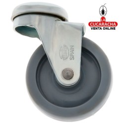 RUEDA NYLON CON AGUJERO Y RODAMIENTOS MODELO 2501.