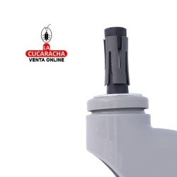 TACO EXPANSIVO REDONDO PARA RUEDAS CON AGUJERO Y SOPORTE NYLON MODELO 1.