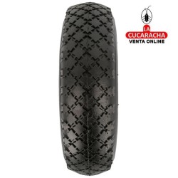 RUEDA NEUMATICA Y CAMARA DE AIRE NUCLEO METALICO ROJO MODELO 2580.