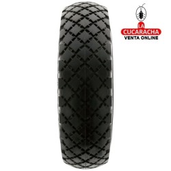 RUEDA INPINCHABLE NUCLEO TERMOPLASTICO ROJO MODELO 2590.