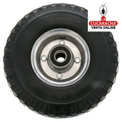 RUEDA INPINCHABLE NUCLEO TERMOPLASTICO ROJO MODELO 2590.