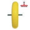 RUEDA INPINCHABLE POLIURETANO AMARILLO MODELO 2610.