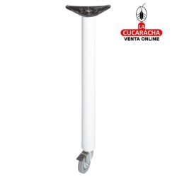 PATA DE MESA ACERO RUEDAS...