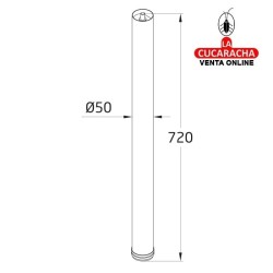 PATA DE MESA ACERO REGULACION ALTURA MODELO 18.