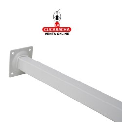 BLISTER PATA DE MESA ACERO CUADRADA BLANCA MODELO 3.
