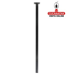 BLISTER PATA DE MESA ACERO CUADRADA NEGRA MODELO 3.