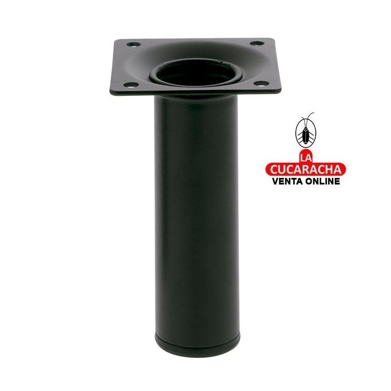 BLISTER PATA DE MESA ACERO REDONDA NEGRA MODELO 4.