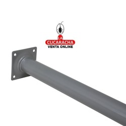 BLISTER PATA DE MESA ACERO REDONDA PLATA MODELO 4.