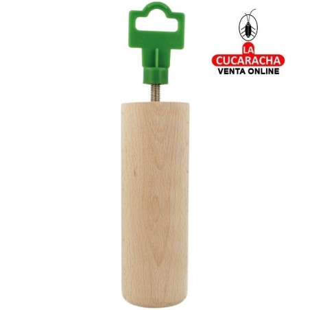 BLISTER 1-PATA REDONDA MADERA HAYA PULIDO MUEBLE MODELO 30.