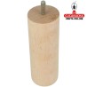 BLISTER 1-PATA REDONDA MADERA HAYA PULIDO MUEBLE MODELO 30.