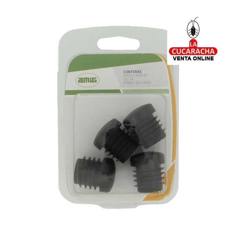 BLISTER 4-CONTERA MUEBLE POLIETILENO INTERIOR REDONDA CON ALETAS MODELO 660.