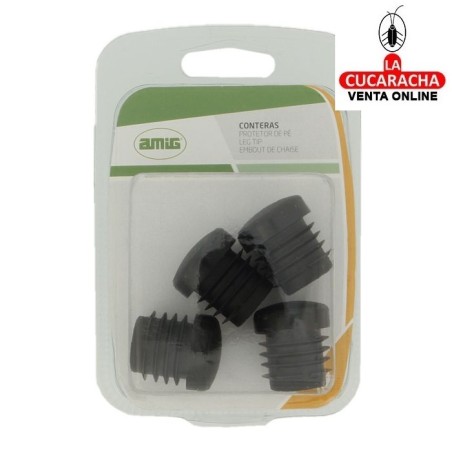 BLISTER 4-CONTERA MUEBLE POLIETILENO INTERIOR REDONDA CON ALETAS MODELO 660.