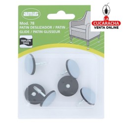 BLISTER-PROTECTOR DE TEFLON CON CLAVO BASE PATAS MUEBLE MODELO 78.