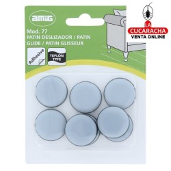 BLISTER-PROTECTOR ADHESIVO DE TEFLON BASE PATAS MUEBLE MODELO 77.