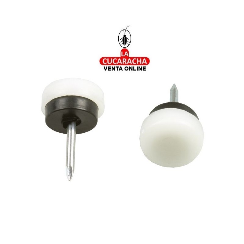 CAJA 200-PROTECTOR DE PATAS POLIPROPILENO CUBIERTA PLASTICO CON CLAVO MODELO 70.