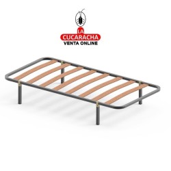 PATA CUADRADA ACERO SIN RUEDAS PARA SOMIER MODELO 14.