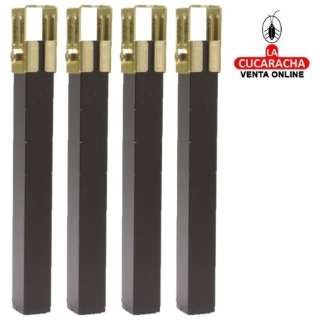 PACK 4-PATA CUADRADA ACERO SIN RUEDAS PARA SOMIER MODELO 14.