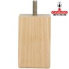 BLISTER 1-PATA CUADRADA MADERA HAYA PULIDO MUEBLE MODELO 32.