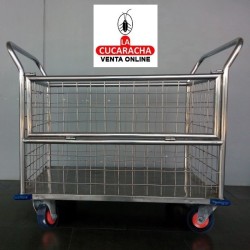 RUEDA NYLON CON PLETINA Y RODAMIENTOS DE BOLAS MODELO 2553.