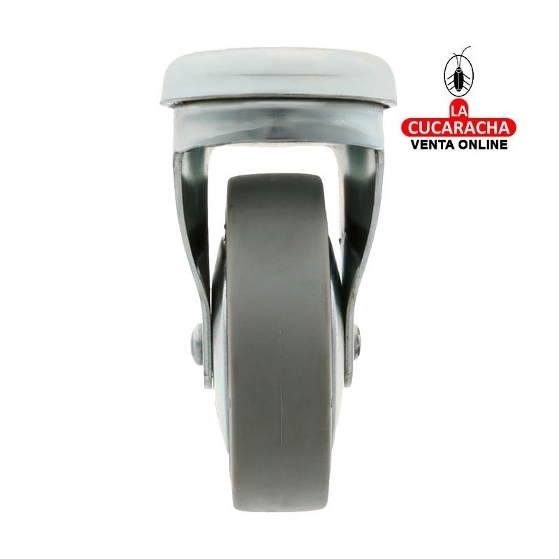 RUEDA GOMA BORRACHA CON AGUJERO Y RODAMIENTOS MODELO 2504.