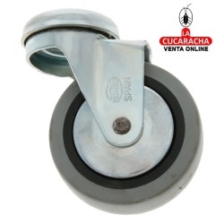 RUEDA GOMA BORRACHA CON AGUJERO Y RODAMIENTOS MODELO 2504.