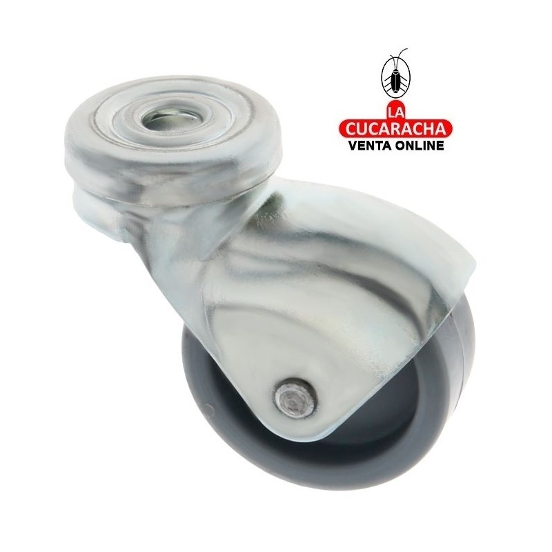 RUEDA NYLON CON AGUJERO MODELO 2507.