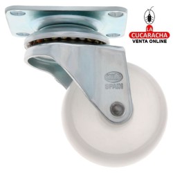 RUEDA POLIAMIDA CON PLETINA MODELO 2512.