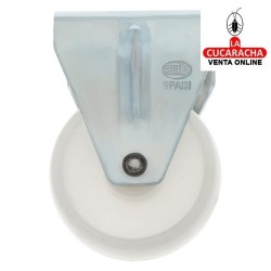 RUEDA POLIAMIDA CON PLETINA FIJA MODELO 2513.