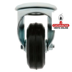 RUEDA GOMA BORRACHA NUCLEO METALICO CON AGUJERO MODELO 2524.