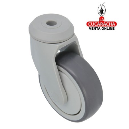 RUEDA GOMA BORRACHA CON AGUJERO MODELO 2536.