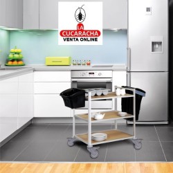 RUEDA GOMA BORRACHA CON AGUJERO Y FRENO MODELO 2536.