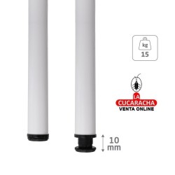 PATA DE MESA ACERO BASE ALUMINIO MODELO 1-2.