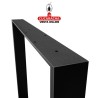 PATA DE MESA ACERO RECTANGULAR NEGRO MATE MODELO 2400.