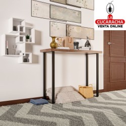 PATA DE ENCIMERA ACERO RECTANGULAR NEGRO MATE MODELO 2410.