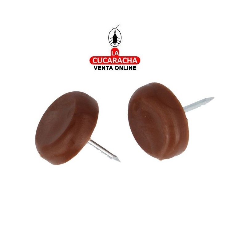 BLISTER 4-PROTECTOR DE PATAS POLIPROPILENO CON CLAVO MODELO 75.