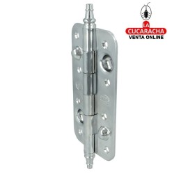 BISAGRA SEGURIDAD ACERO CANTO REDONDO PUERTAS ENTRADA MODELO 566-566E.