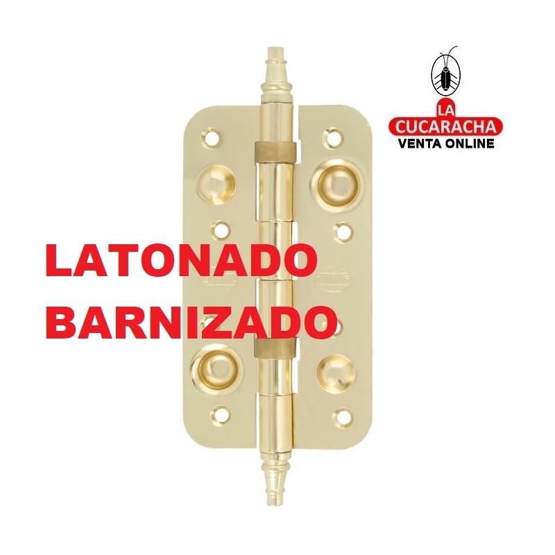 BISAGRA SEGURIDAD ACERO CANTO REDONDO PUERTAS ENTRADA MODELO 568.