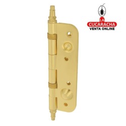 BISAGRA SEGURIDAD ACERO CANTO REDONDO PUERTAS ENTRADA MODELO 568.